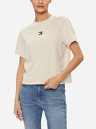 Koszulka damska bawełniana Tommy Jeans DW0DW17391-ACG M Beżowa (8720636439167) - obraz 1