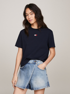 Koszulka damska bawełniana Tommy Jeans DW0DW17391-C1G M Granatowa (8720645918301) - obraz 1