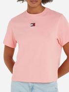 Футболка жіноча Tommy Jeans DW0DW17391-TIC M Світло-рожева (8720646804047) - зображення 1
