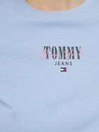 Футболка бавовняна жіноча Tommy Jeans DW0DW17839-C3S XS Блакитна (8720646656325) - зображення 3