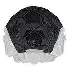 Кавер на шлем FAST нашлемний фаст чехол на каску черный - изображение 4