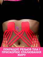 Кинезио тейп для тела спорта Красный 2.5см х 5м Классический Универсальный кинезиологическая лента для лица пластырь от морщин - изображение 10