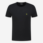 Набір бавовняних футболок чоловічих Emporio Armani 3F722111267-23820 XL 2 шт Чорний (8056787659759) - зображення 3