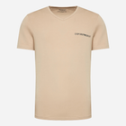 Набір бавовняних футболок чоловічих Emporio Armani 3F717111849-11350 L 2 шт Синій/Бежевий (8057767239602) - зображення 5