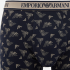 Komplet męskich majtek bawełnianych Emporio Armani 3F717111473-11250 L 3 szt Beżowy/Niebieski (8056787660311) - obraz 4
