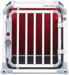 Переносна клітка для собак 4Pets Pro 1 Small 17 кг 54.5 x 73.5 x 54.4 см Silver (7612917105032) - зображення 3