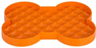 Килимок для ласощів для собак LickiMat Dog Lick mat Slow Feeder Plate 35 x 26 x 3 см Orange (9349785000098) - зображення 1