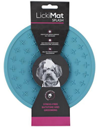 Mata na smakołyki dla psów LickiMat Dog Bowl Splash 19 cm Light Blue (9349785000357) - obraz 1