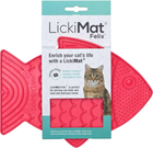 Килимок для ласощів для котів LickiMat Cat Felix 22 x 16 см Pink (9349785006250) - зображення 1