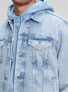 Куртка джинсова чоловіча GAP 819666-00 M Блакитна (1200061788483) - зображення 4