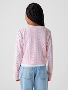 Sweter rozpinany dla dziewczynki GAP 881467-01 145-152 cm Jasnofioletowy (1200133188647) - obraz 2