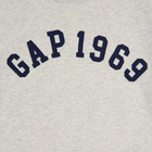 Bluza bez kaptura chłopięca GAP 773984-00 107-114 cm Szara (1200115416416) - obraz 3