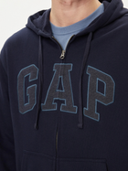 Bluza streetwear na polarze na zamek męska GAP 868454-01 XL Ciemnogranatowa (1200133052207) - obraz 4