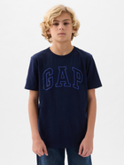 Підліткова футболка для хлопчика GAP 885753-03 152-165 см Темно-синя (1200132816763)