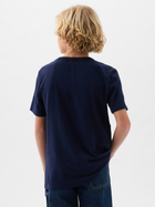 Koszulka młodzieżowa chłopięca GAP 885753-03 152-165 cm Ciemnogranatowa (1200132816763) - obraz 2