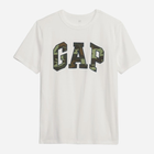 Koszulka młodzieżowa chłopięca GAP 424016-04 153-160 cm Biała (1200112171707) - obraz 1