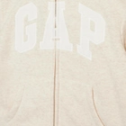 Bluza dla dziewczynki rozpinana z kapturem GAP 692277-19 137-145 cm Beżowa (1200021169888) - obraz 3