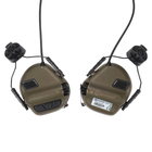 Активні захисні навушники Earmor M31H MARK3 ARC (CB) Coyote Brown з кріпленням на шолом - зображення 4