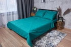 Комплект постельного белья Moon&Star Бязь Gold Люкс «Green Deep» полуторный евро 160х220 наволочки 4х50х70 (MS-820001621)
