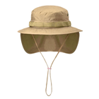 Панама тактична Helikon-tex із хвостом XL Пісочна BOONIE Hat - Cotton Ripstop - Khaki (KA-BON-CR-13-B06-XL) - изображение 1