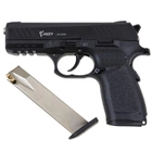 Стартовий пістолет KUZEY A-100#1 Black/Black Grips, Сигнальний пістолет під холостий патрон 9мм, Шумовий - зображення 5