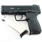 Стартовий пістолет KUZEY A-100#1 Black/Black Grips, Сигнальний пістолет під холостий патрон 9мм, Шумовий - зображення 7