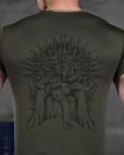 Тактическая потоотводящая футболка odin game олива XXXL - изображение 5