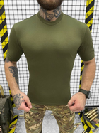 Хлопок футболка тактическая рг олива лакоста m - изображение 3