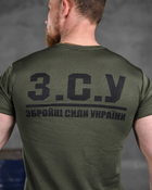 Тактическая потоотводящая футболка odin oliva герб L - изображение 6