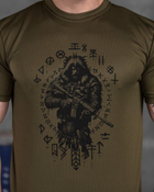 Тактическая потоотводящая футболка Oblivion tactical berserk oliva ВТ6783 2XL - изображение 7
