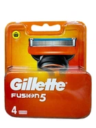 Змінні касети для гоління (леза картриджі) чоловічі Gillette Fusion5 4 шт