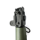 Приклад АК 74 АК 47 складной телескопический + антабка и пистолетная ручка олива - изображение 4