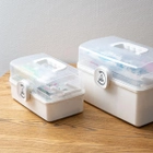 Аптечка, органайзер для медикаментов пластиковый белый MVM PC-16 S WHITE - изображение 10