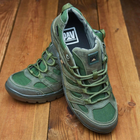 Тактичні кросівки демісезонні PAV 407 олива хакі шкіряні з мембраною Winterfrost 45 - зображення 9