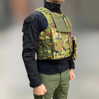 Плитоноска з підсумками - 6 шт, швидке скидання, Italian Camo, зразка НАТО, Molle, plate carrier molle placard - зображення 1