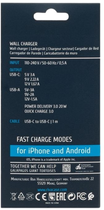 Зарядний пристрій для телефону Rivacase 20W USB-A/USB Type-C Quick Charge 3.0 White (PS4102WD4WHITE) - зображення 3