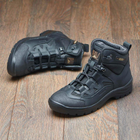 Берцы демисезонные тактические ботинки PAV 501 черные кожаные с мембраной Winterfrost 45 - изображение 8