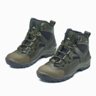 Берцы демисезонные тактические ботинки PAV 501 хаки олива кожаные с мембраной Winterfrost 46 - изображение 7