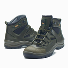 Берці демісезонні тактичні черевики PAV 501 олива хакі шкіряні з мембраною Winterfrost 40 - зображення 6
