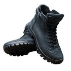 Берцы летние тактические ботинки PAV 908 черные кожаные сетка перфорированные 40 - изображение 6