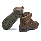 Берці літні тактичні черевики PAV 501 коричневі шкіряні сітка Fresh Air 40 - зображення 5