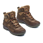 Берці літні тактичні черевики PAV 501 коричневі шкіряні сітка Fresh Air 45 - зображення 7