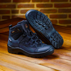 Берці літні тактичні черевики PAV 501 чорні шкіряні сітка Fresh Air 46 - зображення 8