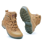 Берці літні тактичні черевики PAV 501 койот шкіряні сітка Fresh Air 46 - зображення 6