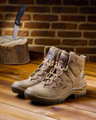 Берці літні тактичні черевики PAV 501 койот шкіряні сітка Fresh Air 46 - зображення 10