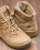 Берцы летние тактические ботинки PAV 501 койот кожаные сетка Fresh Air 43 - изображение 8