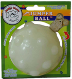 Piłka dla psów Jolly Pets Jumper Ball Glow 10 cm White (0788169400663) - obraz 1