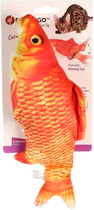Інтерактивна іграшка для котів Flamingo Flounder Electric Fish 30 x 13 x 4.5 см Orange (5400585177077) - зображення 1