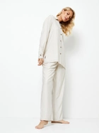 Domowy garnitur (bluza + spodnie) Aruelle Amara set long M Biały (5905616145495) - obraz 1