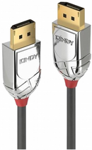Kabel Lindy Cromo Line DisplayPort 1 m Gray (4002888363013) - obraz 1